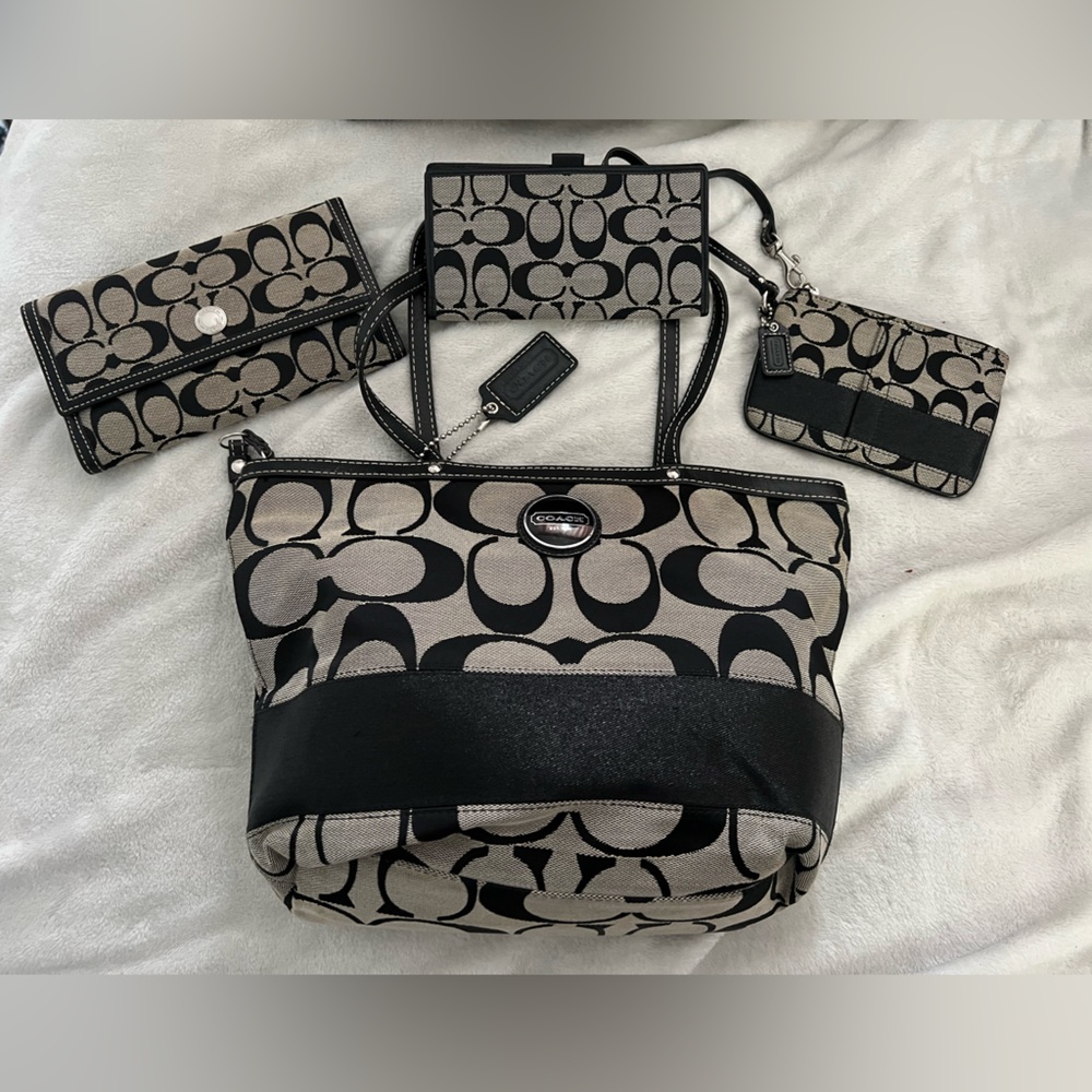 Coach Handbag Set